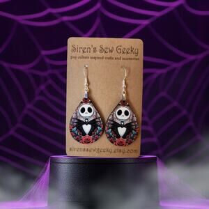 Jack Skellington Nightmare Before Christmas Earrings